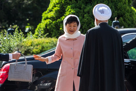 استقبال رسمی از رئیس جمهوری کره جنوبی 